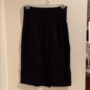 Laundry black skirt